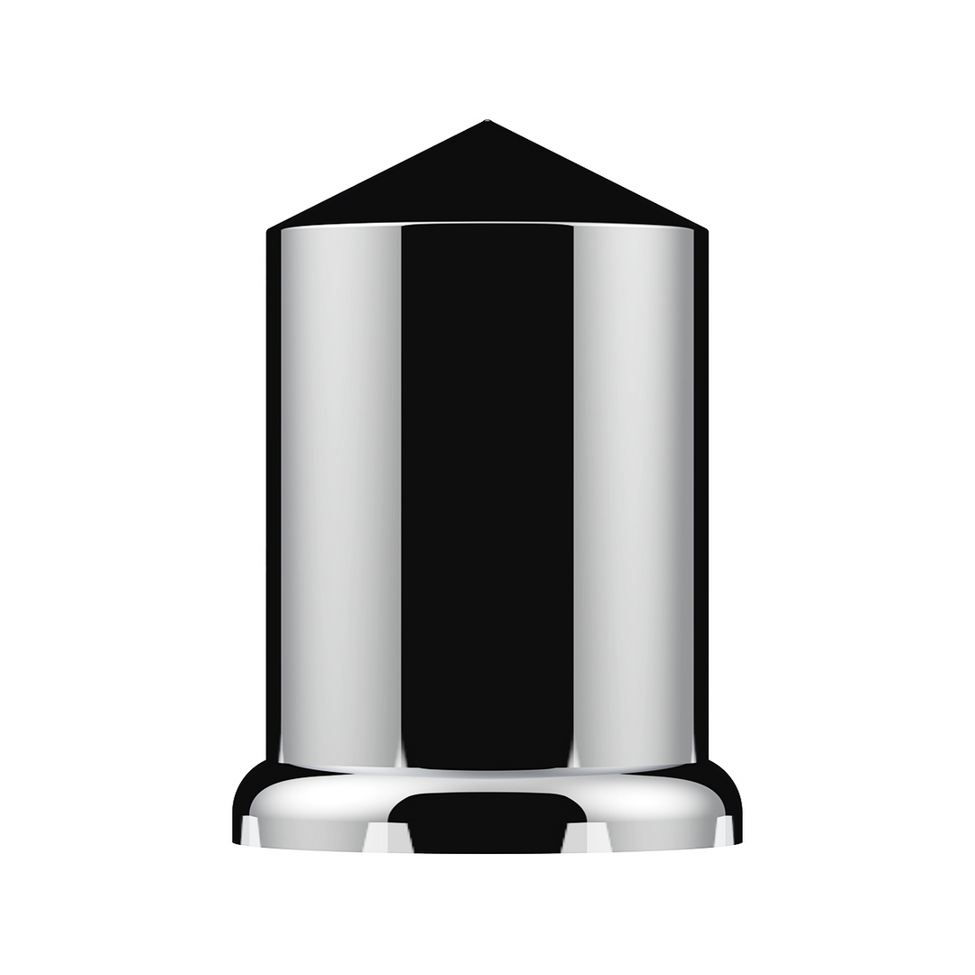 1-1/2" x 3" Push-On Chrome Pointed Lug Nut Cover United Pacific 10011B