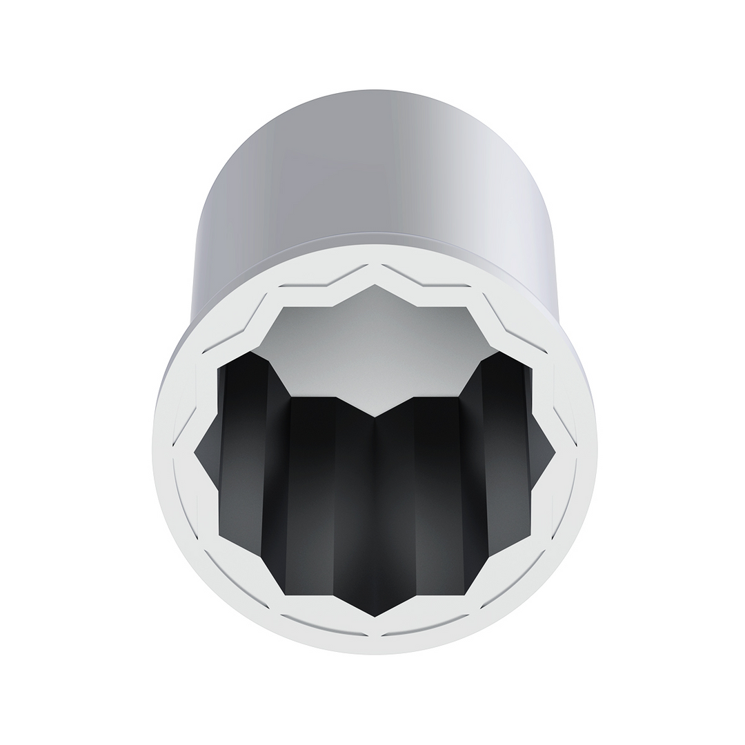 1-1/2" x 3" Push-On Chrome Pointed Lug Nut Cover United Pacific 10011B