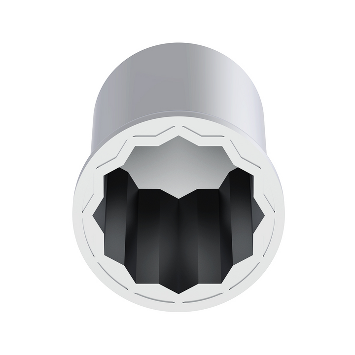 1-1/2" x 3" Push-On Chrome Pointed Lug Nut Cover United Pacific 10011B