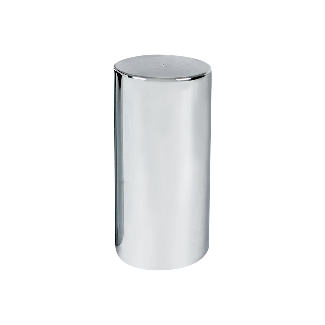 33mm x 4 1/4" Thread-On Chrome Tall Cylinder Lug Nut Cover United Pacific 10034B