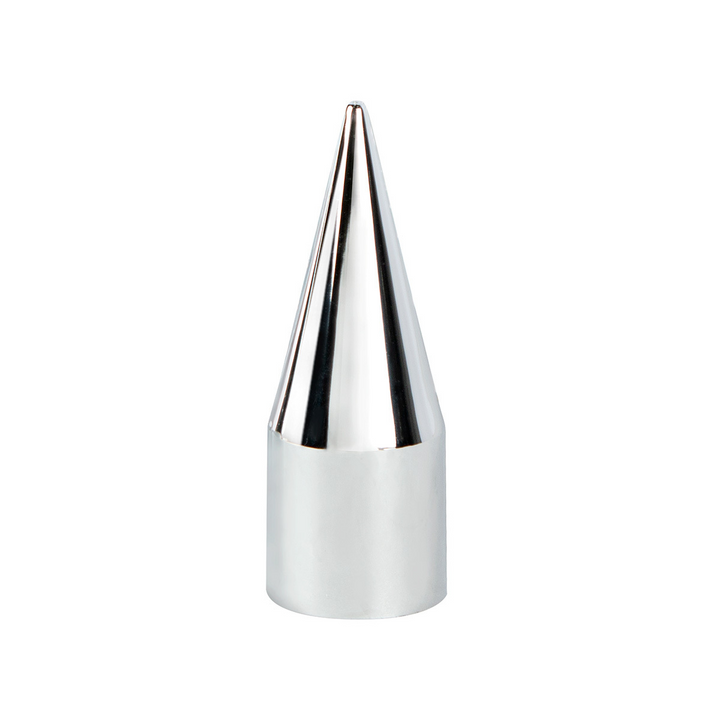 22 mm x 4" Push-On Chrome Spike Hubcap Lug Nut Cover for 1999-2018 Chevy GMC United Pacific 10351B