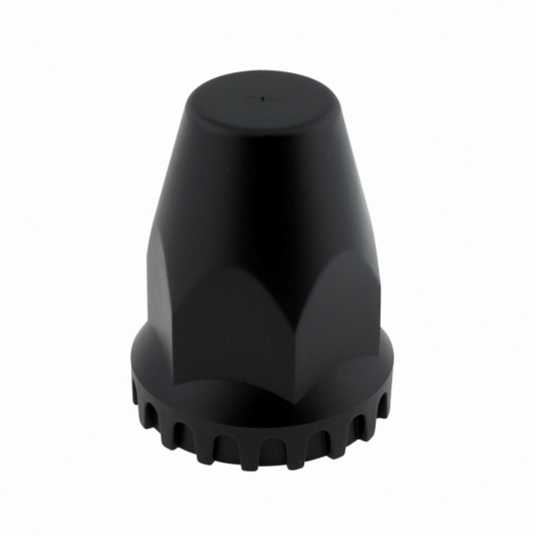 33mm x 2-3/4" Matte Black Plastic Original Nut Covers With Flange United Pacific 10552B