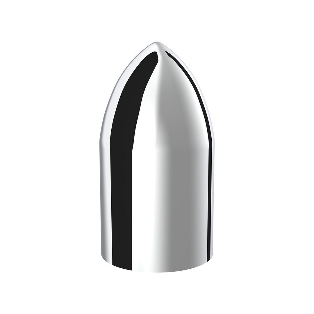 33 mm x 3 7/8" Thread-On Chrome Bullet Lug Nut Cover United Pacific 10564B