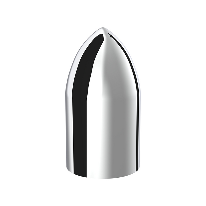 33 mm x 3 7/8" Thread-On Chrome Bullet Lug Nut Cover United Pacific 10564B