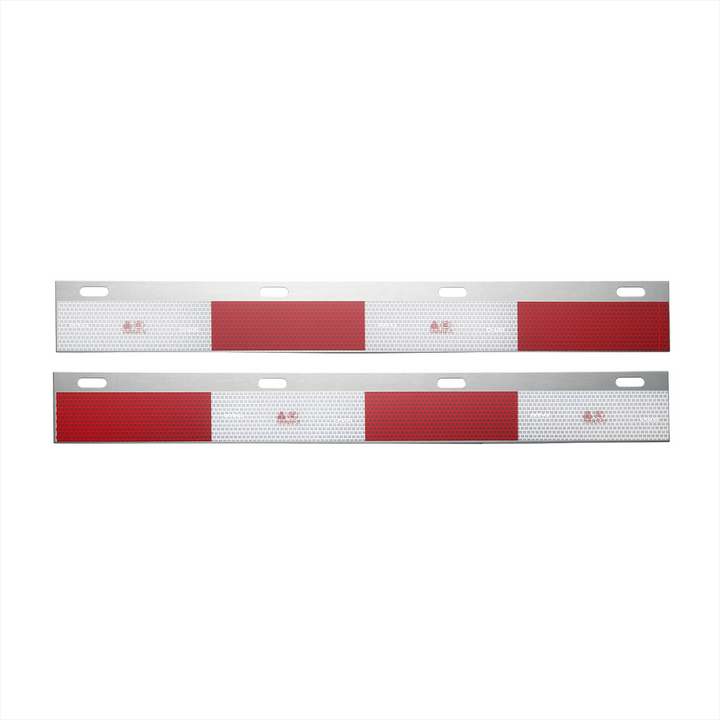 Aluminum Straight Conspicuity Reflector Top Flap Plates United Pacific 11137B