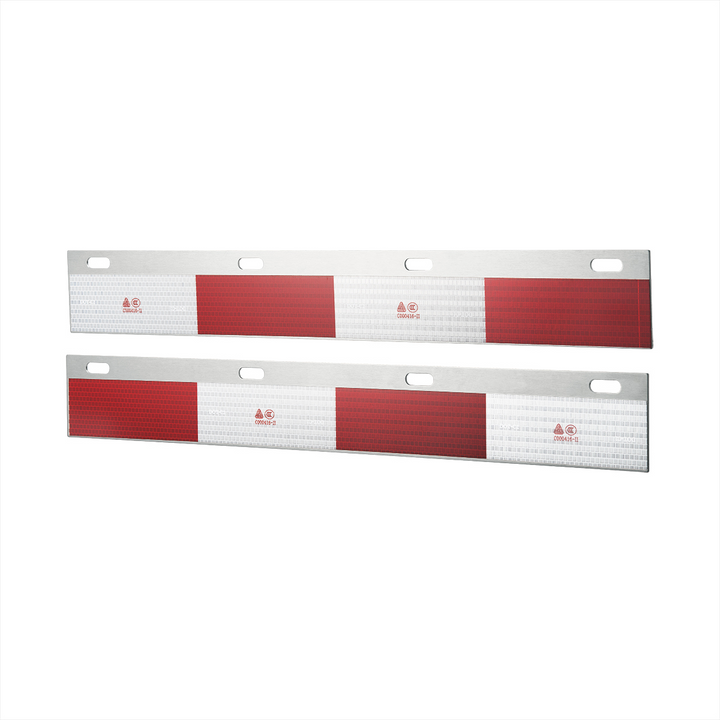 Aluminum Straight Conspicuity Reflector Top Flap Plates United Pacific 11137B