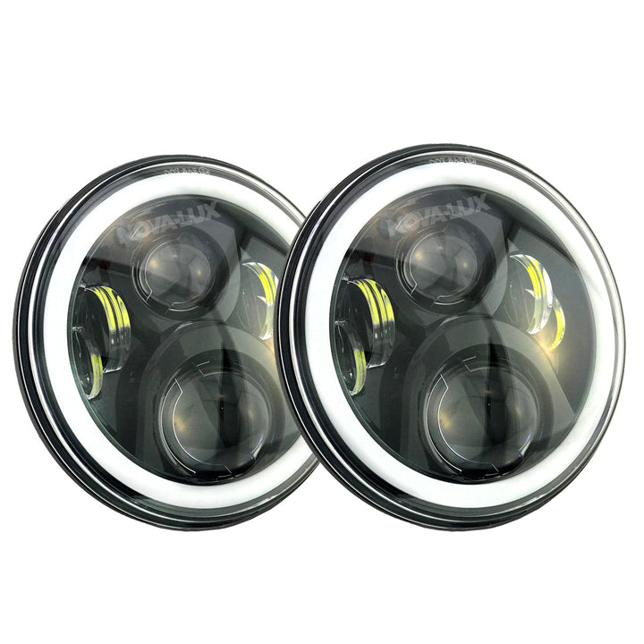 ColorShift 7" Round LED Headlight Kit w/ Smartphone App