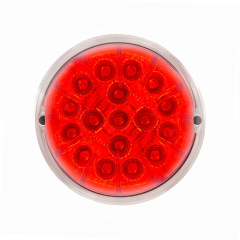 Watermelon Cab Light with 17 Super Bright Red LEDs / Clear Lens