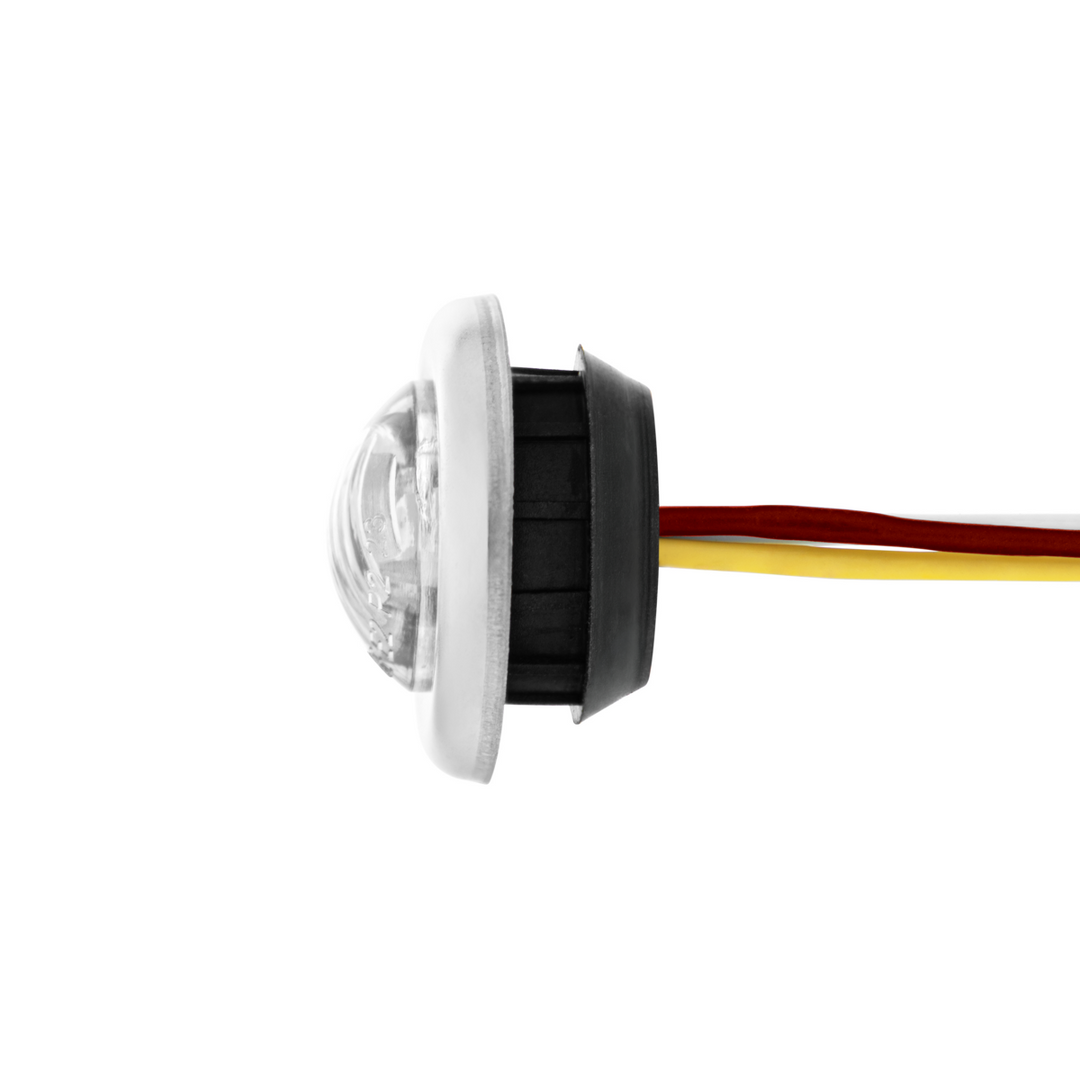 3/4" Double Fury 2-LED Amber/Blue Mini Clearance Marker LED Light United Pacific 35928