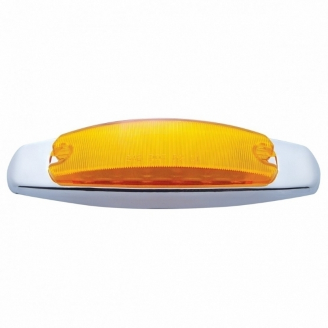 12 LED Rectangular Amber/Amber Clearance Marker LED Light United Pacific 38134