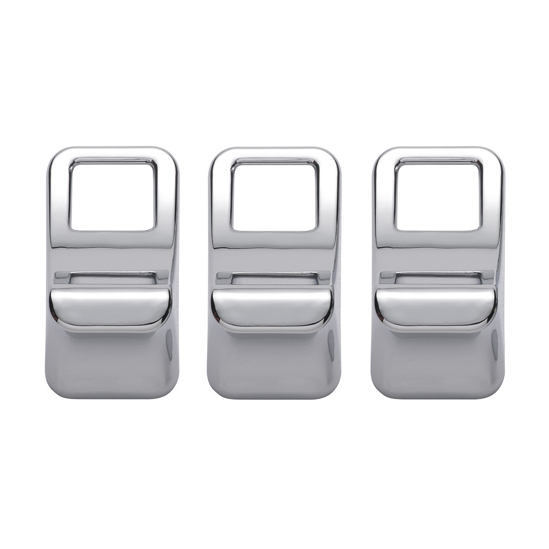 Kenworth T680 T880 W990 Chrome Plastic Switch Covers United 3-Pack United Pacific 41452