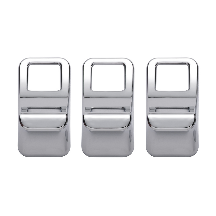 Kenworth T680 T880 W990 Chrome Plastic Switch Covers United 3-Pack United Pacific 41452