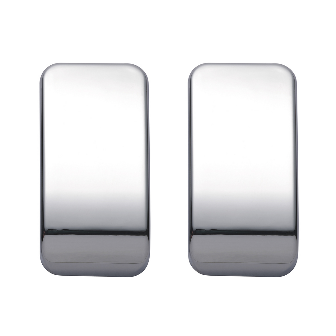 Kenworth T680 T880 W990 Chrome Plastic Blank Switch Covers 2-Pack United Pacific 41453