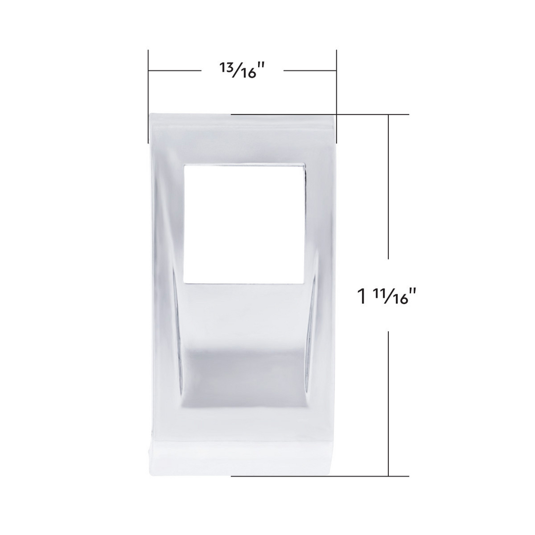 2022-2026 Peterbilt 500-Series Chrome Plastic Rocker Switch Cover United Pacific 41788