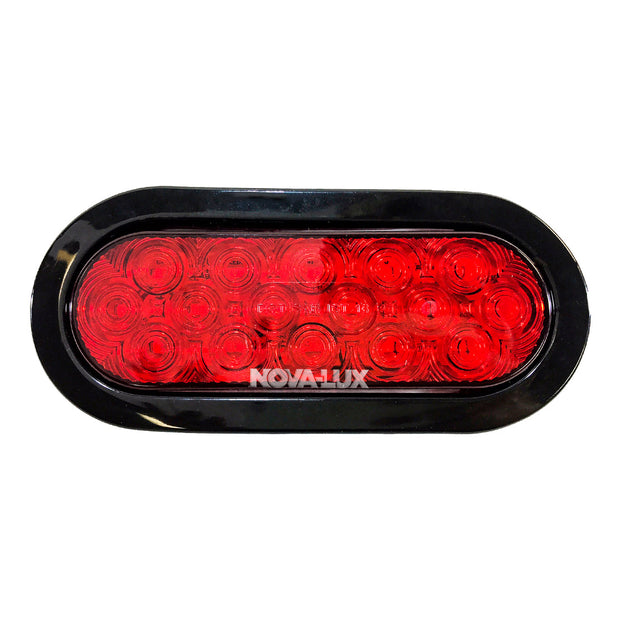 LED Brake Light Kit with 16 LEDs and Rubber Grommet Red/Red