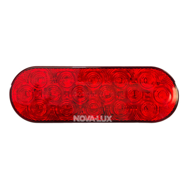 LED Brake Light Kit with 16 LEDs and Rubber Grommet Red/Red