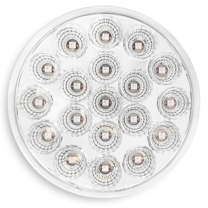 Brake Light 4" Round 19 LED Dual Color Red to Green