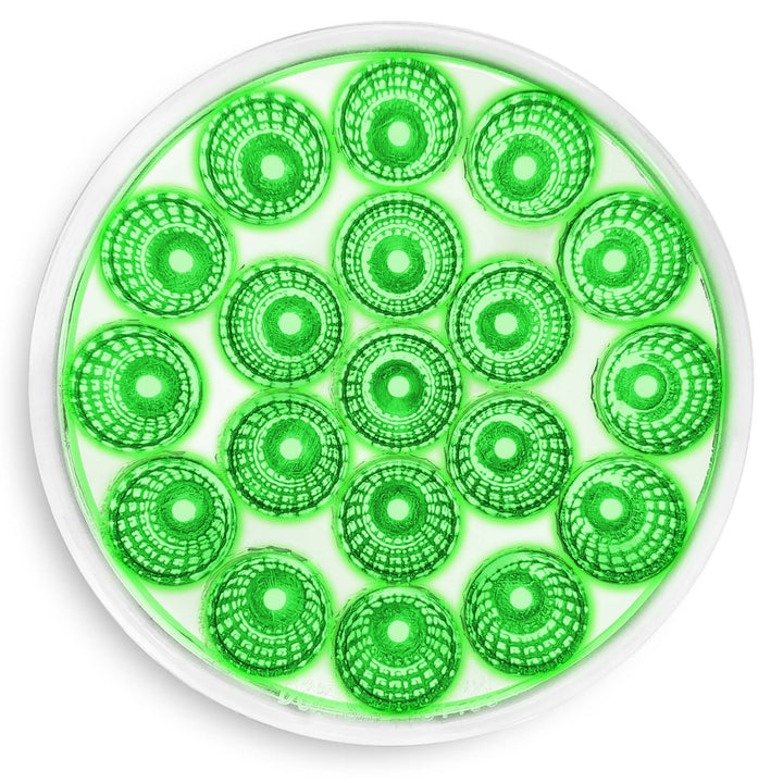 Brake Light 4" Round 19 LED Dual Color Red to Green