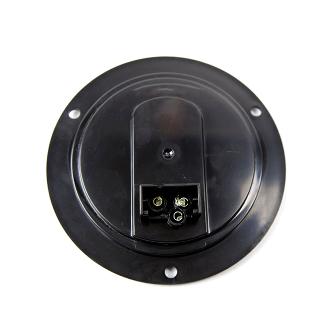 4-Inch Turn Signal Light - Amber LED / Clear Lens with Stainless Steel Flange