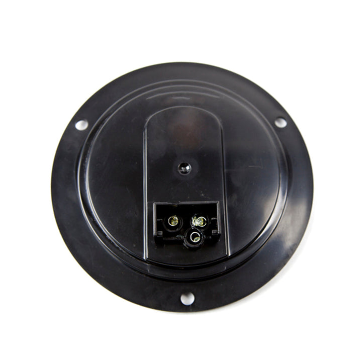 4-Inch Turn Signal Light - Amber LED / Clear Lens with Stainless Steel Flange