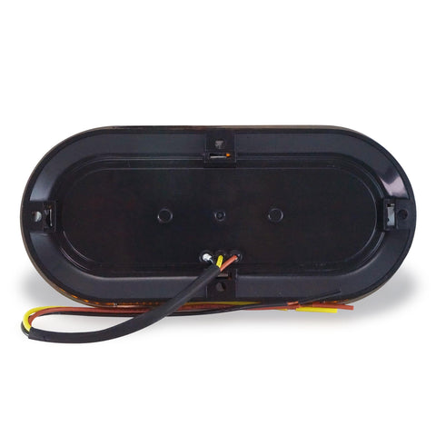 Surface Mount 16 LED Amber Turn Signal Light with Chrome Bezel