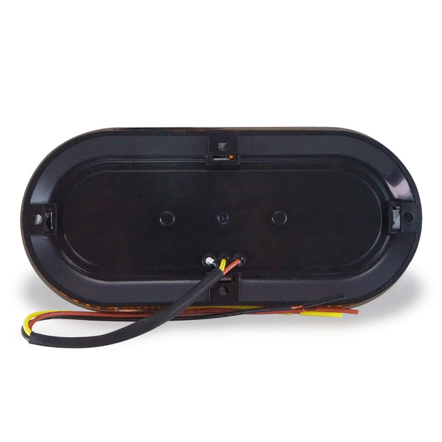 Surface Mount 16 LED Amber Turn Signal Light with Chrome Bezel