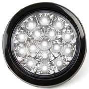 16 LED Reverse Light with Chrome Reflectors Kit White LEDs Clear Lens