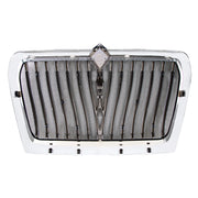 Chrome Curved Style Grille With Bug Screen For 2018-2024 International LT