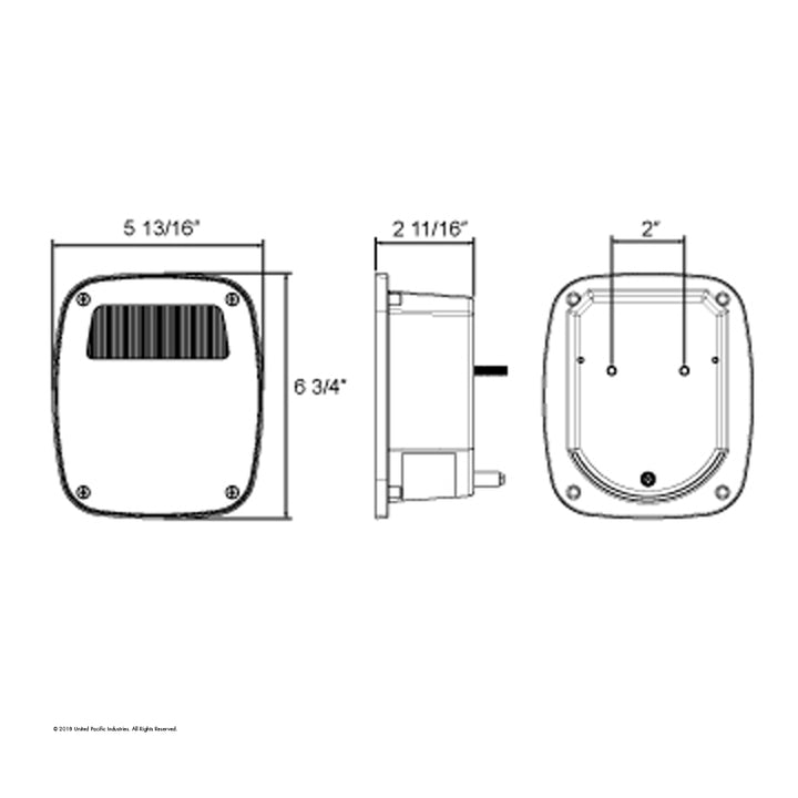 LED GloLight Universal Combination Tail Light With License Light (Card)