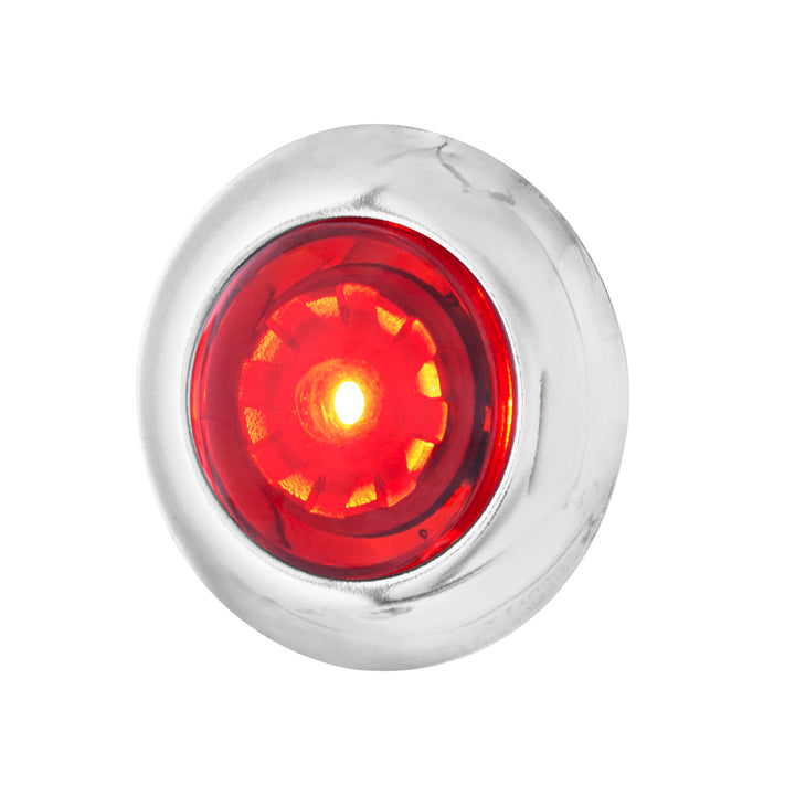 LED Single Function ArcBlast 3/4" Mini Light (Clearance/Marker) - Red LED/Red Lens