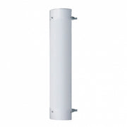 48" Tall 180 Degree Stainless Exhaust Muffler Shield For 8" Diameter Exhaust - Plain