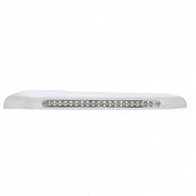 19 Amber LED Front Fender Cover For Peterbilt 388 (2008-2015) & 389 (2008-2023)-Clear Lens - Driver