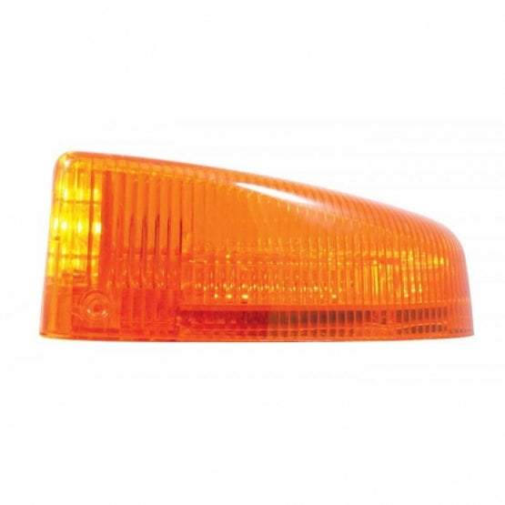 30 LED Low Profile Turn Signal Light For 1987-2007 Peterbilt 379/378/357 - Amber LED/Amber Lens