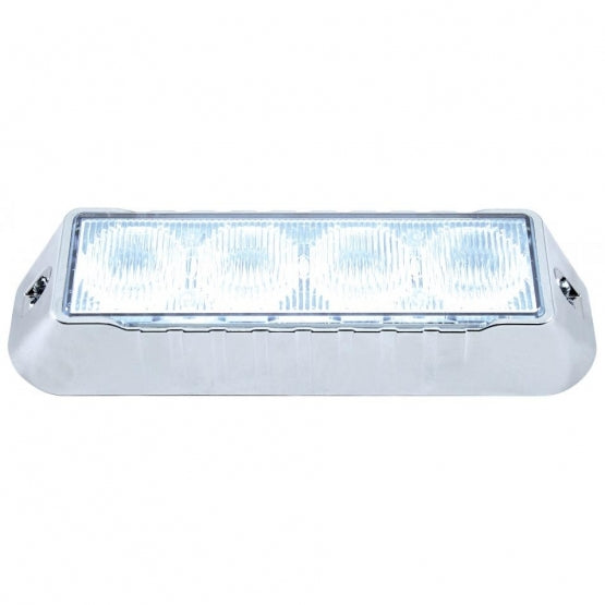 4 LED Warning Light - White LED