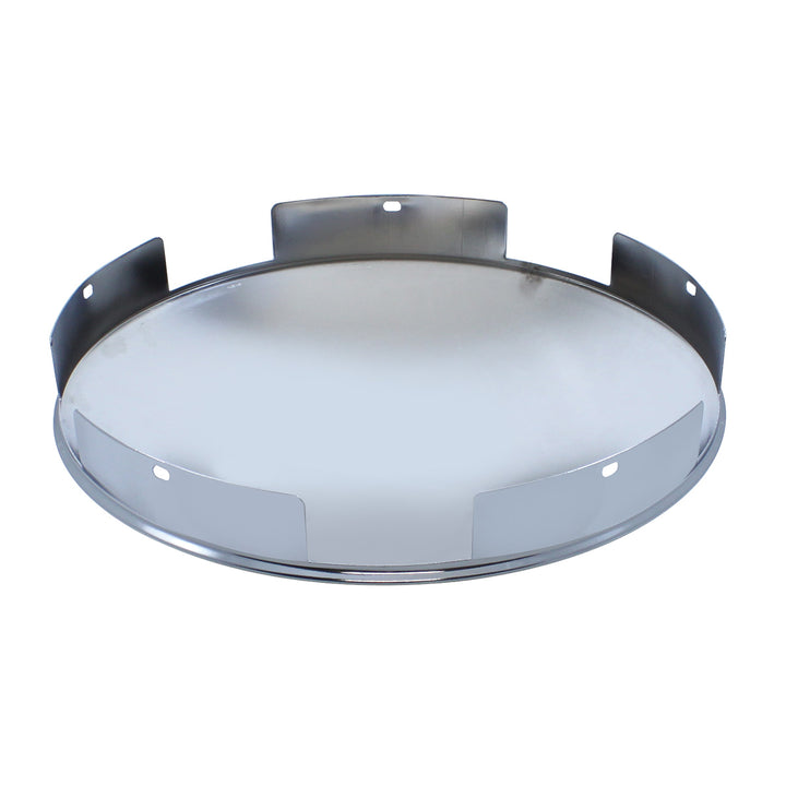 5 Even Notched Chrome Dome Front Hubcap - 1" Lip