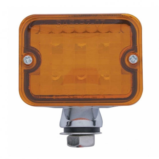 6 LED Medium Rod Light -Amber LED/Amber Lens