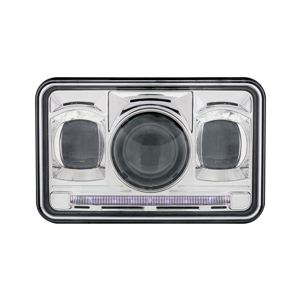 ULTRALIT - 11 High Power LED 4" X 6" Projection Headlight - Low Beam