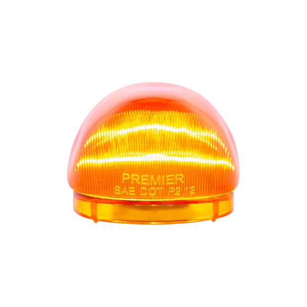 5 LED Dual Function Guide 682-C Headlight Turn Signal Light - Amber LED/Amber Lens