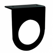2-1/2" Black Light Bracket With Flange - 1 Hole