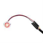 4 LED Dual Function 3/4" Mini Watermelon Light (Clearance/Marker) - Red LED/Clear Lens