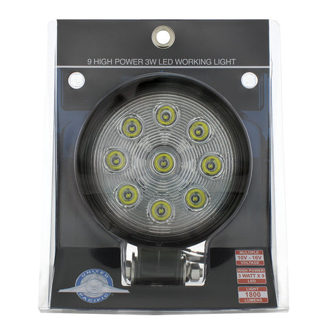 9 High Power 3-Watt LED Work Light - Slim Profile