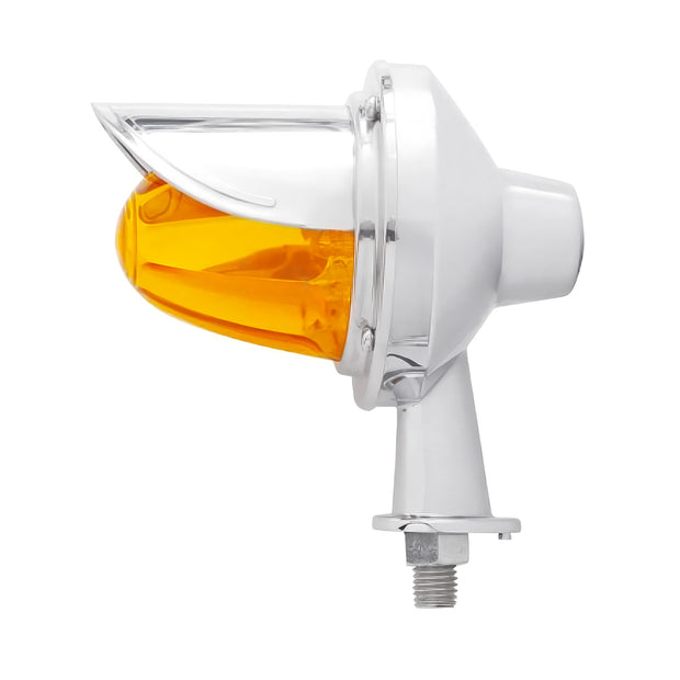11 LED 1-1/8" Arm Watermelon Honda Light Kit With Visor - Amber LED/Amber Lens