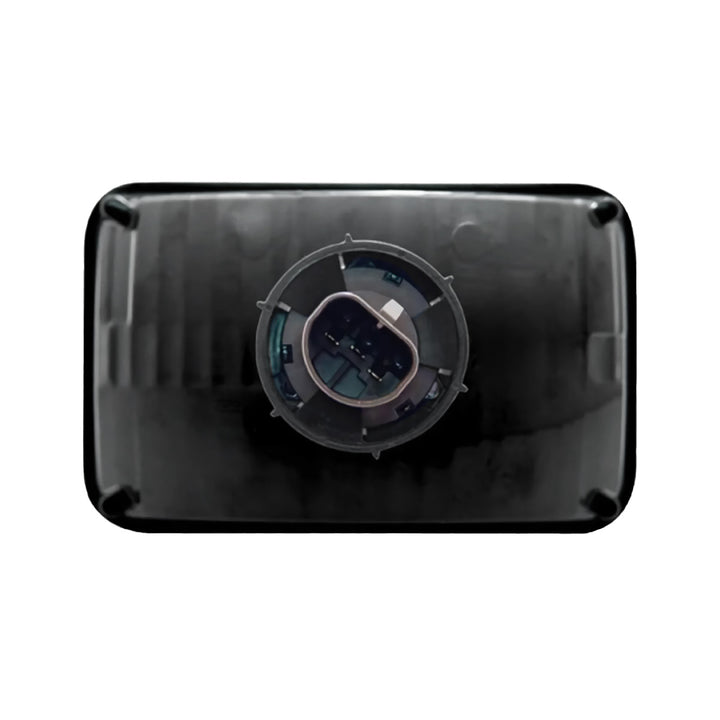 4" X 6" Crystal Rectangular Headlight, Glass Lens - High &amp; Low Beam