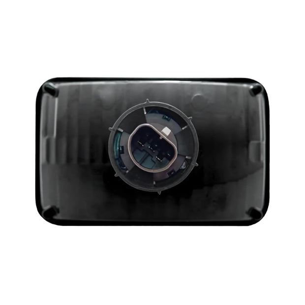 4" X 6" Crystal Rectangular Headlight, Glass Lens - High & Low Beam
