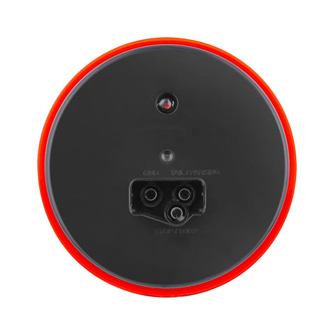 3 LED 4" Round Light (Stop, Turn, & Tail)-Red LED/Red Lens