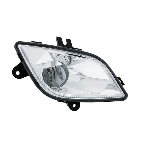 Chrome Single LED Fog Light For 2018-2024 Freightliner Cascadia - Passenger - Competition Series