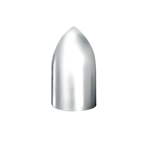 33mm x 3-7/8" Chrome Plastic Bullet Nut Covers - Thread-On (10-Pack)