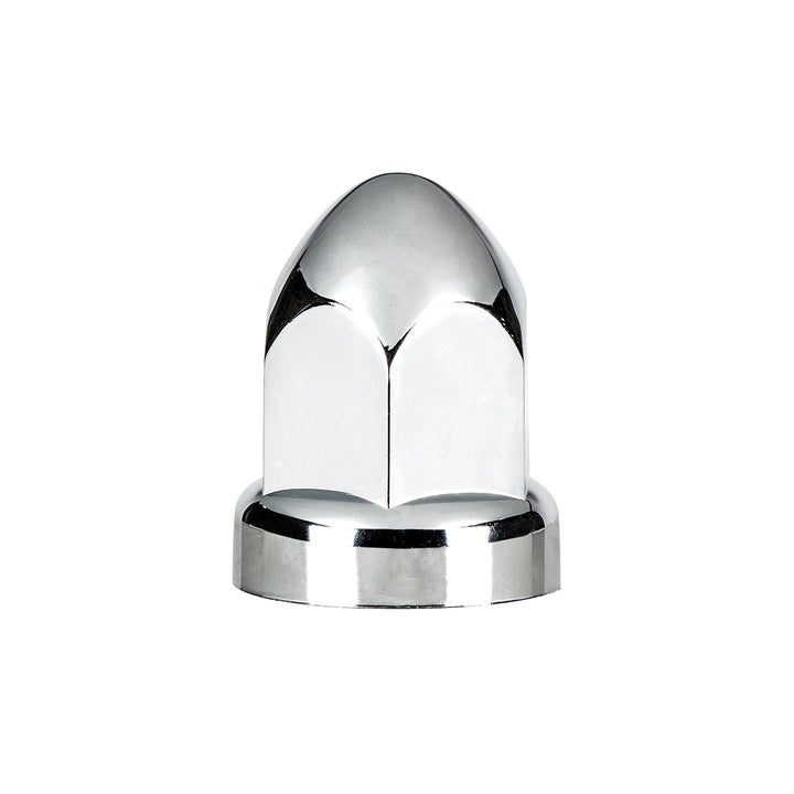 33mm X 2-3/4" Chrome Plastic Bullet Nut Covers - Push-On (60-Pack)