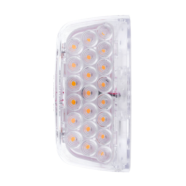 31 LED Turn Signal Light For 1987-2007 Peterbilt 379/378/357  - Amber LED/Clear Lens