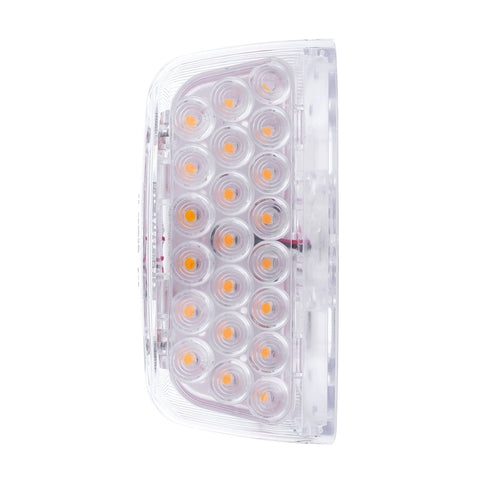 31 LED Turn Signal Light For 1987-2007 Peterbilt 379/378/357  - Amber LED/Clear Lens